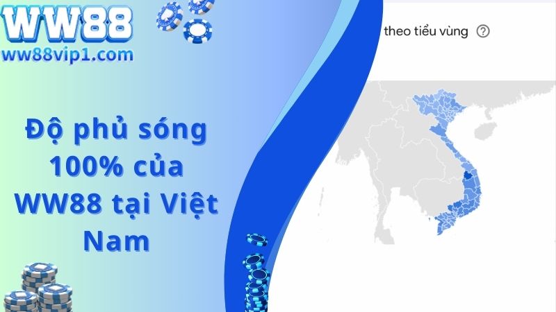 Độ phủ sóng 100% của WW88 tại Việt Nam