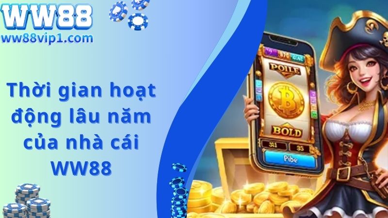 Thời gian hoạt động lâu năm của nhà cái WW88